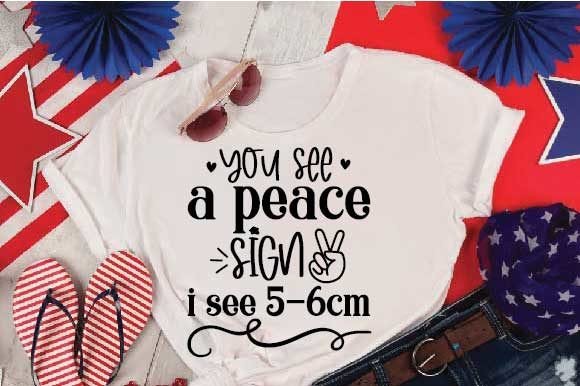 You See a Peace Sign but I See 5-6cm